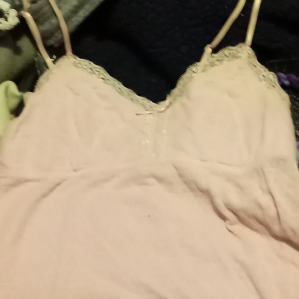 Light pink lacey tank